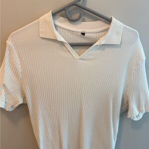 Classic White Men's Polo Shirt